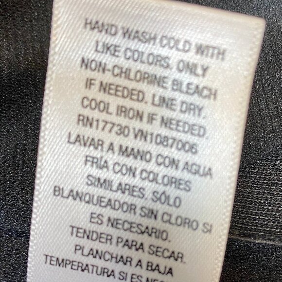 Shade & Shore Black Mesh Accent Triangle Bikini Top Cross Back Strap S 30A - Picture 10 of 10